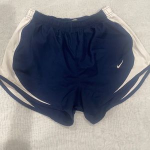 small NIKE  navy blue running shorts